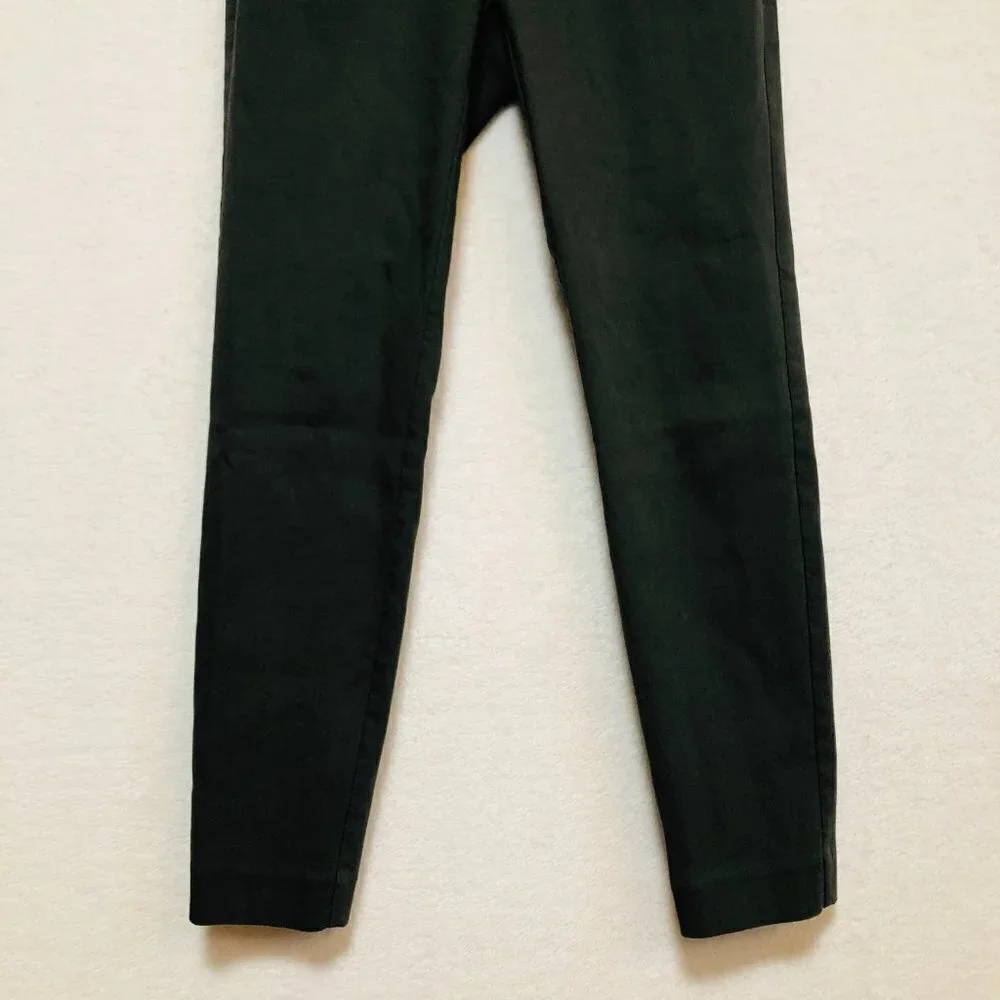 LOFT Petite Dark Olive Green Skinny Ankle Pants - Picture 12 of 12